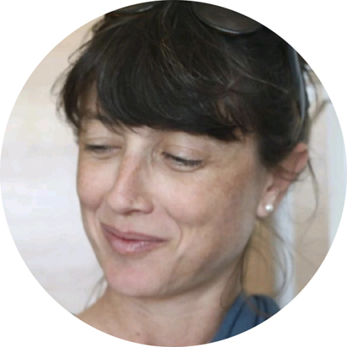 Notre coordinatrice Amandine Frisetti pour l'association BONART